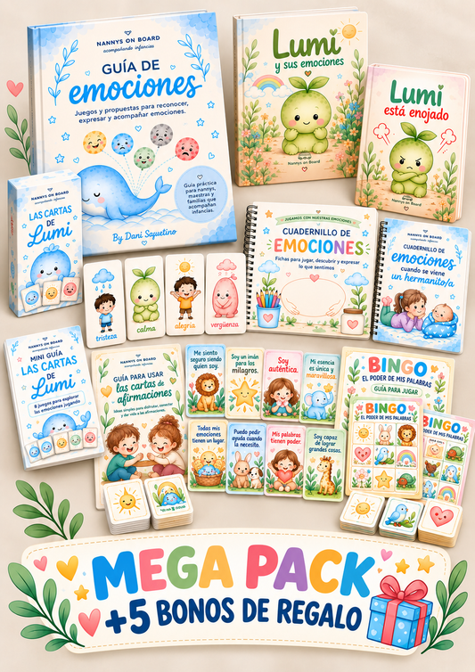 MEGA PACK El mundo de las emociones + 5 Bonos de regalo